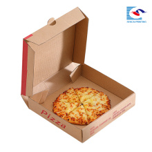 boîte à pizza en papier ondulé personnalisée avec son propre logo